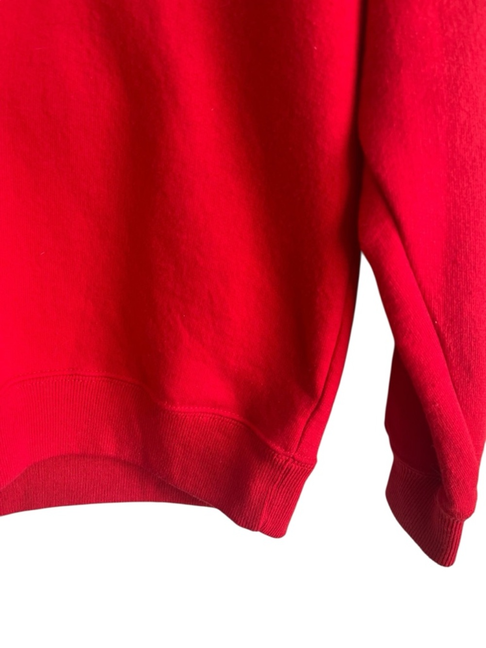 Club Monaco CMX Sweatshirt Red Crewneck Logo 90s Retro - Picture 8 of 10